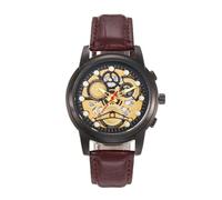 Generico Business Watches for Men - Mechanics' Men's Watch | Fashion Wristwatch Accessoires for Dress for Formal Free | Fashion Wrist Watch Accessoires for Dress for, brown, Please refer to the