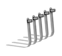 Genérico Button Clips, Set of 5 Positioning Clamps - Kayak Paddle Holder Clip - for Camping, Outdoor Awnings, Boats, Tubes and Awnings