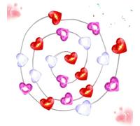 Generico by San,Ambient Lighting with Flexible Hearts, Heart String for Decorations, Indoor Outdoor Living Room Bedroom Farmhouse