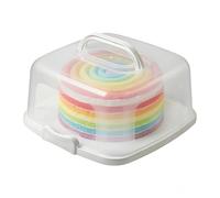 Generico Cake Container, Food Storage Display with Handle | Portable Cake Container with Case | Serving Cake Cupcake Muffin Bread Fruit at Home and on the Go