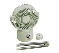 Genérico Camping Fan with Tripod - Rechargeable USB Tripod Fan | Battery Operated Tent | Portable Camping Tripod | Outdoor Camping