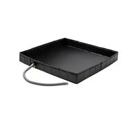 Generico Camping Shower Base, Folding Shower with Integrated Drain Hole | Flexible Portable Soft Floor for Patio Garden Beach Sauna Outdoor