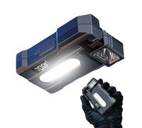 Generico Camping Torch with Rotating LCD Screen, Compact Manual Torch - Portable Adjustable Angle for Night Running Maintenance Vehicles Walking Construction Sites