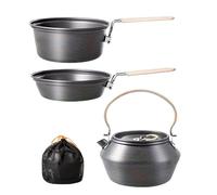 Genérico Camping Utensils Set - Durable Camp Pots, Camping Utensils | Outdoor Tea Tours & Pans with Tea Tea, Frying Supplies, EST