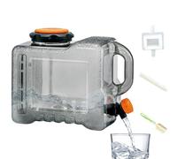 Genérico Camping Water Tanks - Portable Water Catino 8L 12L with | PC Outdoor Aga Tank for Barbecue Self-adulation Tours | Food Material -Heat Safe -Resistant | Great ex