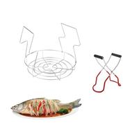 Genérico Canning Tools Set - Heat Resistant Stainless Steel Rack Ergonomic Design Canning Elevator, Tongs with Non-Slip Handle for Jars | Canning Tools