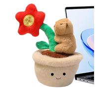 Generico Capibara Plush, Decorative Hugging Figure in the Shape of a Flower Box - Soft Plush Capibara E | for Girls, Children, Adults, Easter, Graduation, Birthday!!!