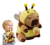 Generico Capibara Plush Doll with Soft Stuffed 20cm Adorable Animal Companion Comfortable Decorative Ornament | Travel Nap Hug Accent Birthday Saint Gift