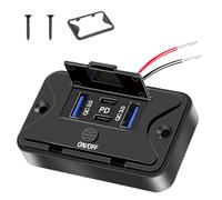 Genérico Car Adapter Quick Power Socket for Automobiles, Multiple Devices for Cars Buses Trucks Motorhomes