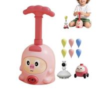 Generico Car Balloon Toy Set, Manual Air Push, Fun Activities - Pump Toy Car | for Home Indoor Outdoor Garden Yard Summer Spring Game Birthday