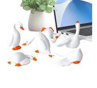 Generico Car Dashboard Decorations, 6 Pieces Animal Figurines for Decoration, Funny Figures for Car Dashboard | For Vehicle SUV RV Office Interior Travel Commuting