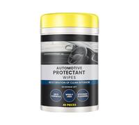 Generico Car Leather Wipes - 40 Pieces Multi-Purpose Supplies for Quick Detailing | Car Glass Wipes | Convertible Under Seat Roof Ceiling Panel Tyre Paint