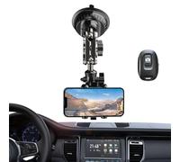 Genérico Car Phone Holder for Photography - Silica Gel ABS 32cm Long, 25cm Short, Adjustable Mobile Stand | Stable Stand Smartphone Recording, Video
