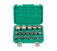 Generico Car Repair Socket Kit - Heavy Duty Alloy Steel, 12 Point Plum Socket Tool - for Professional Technical Mechanics Industrial Maintenance