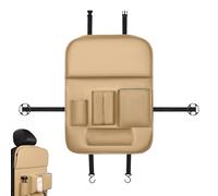 Generico Car Seat Back Organizer, Portable Storage for Seats, Anti-Kick, Portable Folding for Snacks, Drinks, Travel, Adventure, Space Optimization