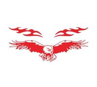 Generico Car Sticker - Eagle Full Wing Decal Design, Vinyl Graphics Resistant Sunlight Fade Resistant, Car Ornament | Custom Exterior Details for