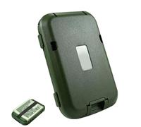 Generico Card Case, Aluminum Waterproof Lock Holder - Portable Security Supplies Safe Against Data Theft, Pocket Protectors for Prepaid Cards, Army Green, refer to the description, Reference