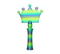 Generico Card Wand - Contactless 3D Printed Patterned Crown Design, Telescopic Payment Port | 13.3 Inch Credit Card Wand for Fun Shopping At, Telescopic Model-Forest Rainbow, riferimento alla