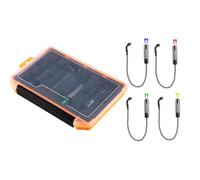 Generico Carpe Fish Bite Alarm - 4X Without Alerts From Lightweight | No Light Aquatic Life Tensioner Catch with Two Chain Alerts for the Lake