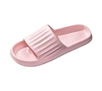 Generico Casa Summer Women's Slippers - Non-Slip Comfortable Bath Slippers, Pink, 8.5 UK