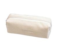 Generico Case A - Large Capacity Bag | Stationary Control for Girls | Pen Storage Lid | Portable Zipper Pencil Organizer Box for Eleme School, white, riferimento alla descrizione, Please refer to