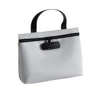 Generico Cash Holder with Padlock - Ergonomic Cash Wallet with Three Digit Lock, Money Holder Organizer - for Jewellery Passport Valuables Documents Tickets, grey, Please refer to the description