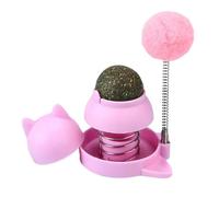 Generico Cat Ball Toy | Cat Licking Ball with Spring | Healthy Cat Treats for Teeth Cleaning, Cat Bubbles for Cats