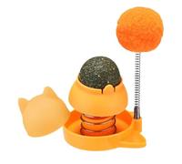 Generico Cat Ball Toy | Cat Licking Ball with Spring | Healthy Cat Treats for Teeth Cleaning, Cat Bubbles for Cats
