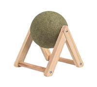 Generico Cat Balls Toy for Cats - Healthy Swivelling Cat Bubbles Attach to the Wall, Gattaa Grass Ball | Mint Floor Ball Toy for Cats, Fun Toy