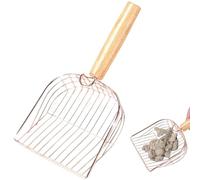 Genérico Cat Box Scooper, Cat Scooper, Kitten Deep Poop Sifter, Metal Cat Pooper Scoop Mesh Scooper Shovel with Hook for a Small Large Box