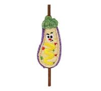 Genérico Cat Chew Toy - Natural 5x18cm | Interactive Cat Toy with Cleaning, for Chewing Indoor Play Training | Loofah Cat Chew Stick Kitten Die