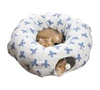 Genérico Cat Donut | Plush Foldable Non-Slip Washable Pet Donut Bed - for Sleeping, Playing, Enrichment, Avoid Boredom, Pets, Indoor