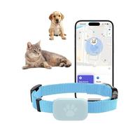 Genérico Cat GPS Collar, GPS Dogs, No Monthly Fee, Pet Tracker (Compatible with iOS/Android), GPS Locator Cats