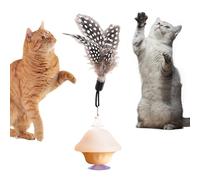 Generico Cat Interactive Toy, Mental and Physical Exercise, Cat Teaser Toy with Automatic Retreat, Living Room Backyard Bedroom Balcony Small to Large Breeds