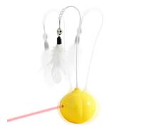 Generico Cat Interactive Toy - Stimulating Wand for Exercise and Enrichment, Automatic Cat Stimulating Wand for Medium and Large Kittens for Indoor and Outdoor