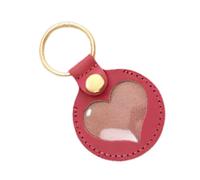 Generico Cat Key Holder, Decorative Keyring with Fur Tank for Pets | Heart Shaped Pendant for Bag Backpack Collection