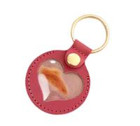 Generico Cat Lens Holder Keyring | Rechargeable Keyring for Pet Hair | Heart Shaped Charm Memorial for Backpacks and Bags Female Collection