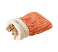 Generico Cat Sleeping Bag | Warm Winter Bed in the Shape of a Den for Pets - Soft Sleeping Bag Cats Indoor Outdoor Travel Car Bedroom Balcony Terrace