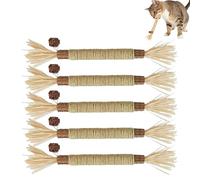 Generico Cat Sticks - 5 Pieces Snack Toys with Edible and Leccable Catnip | Chewing Sticks for Cats, for Enrichment for Animals