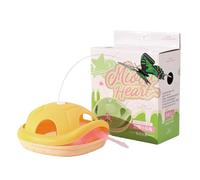 Genérico Cat - Stimulators Toys for | Pet Teaser to Self-Sufficiency with Butterfly for Exercise Boredom Development Kitten Simulation Hunting Ent