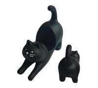 Genérico Cat Tablet Stand - Resin, Cat | Cute Animal Desktop Resin Phone Stand - Stretching Resin Statue Craft Desk Cradle for L