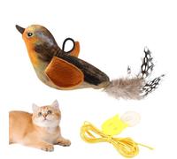 Generico Cat Toy Chirping - Bird, Automatic Banging | Interactive Teaser Toy, Stress Reliever Chewing Training Toy, Penguin King