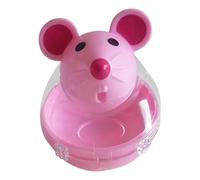 Generico Cat Toy Dispenser - Mouse Shape Pet Food Rolling Ball, Interactive Toy for Small Cats, Prevent Obesity, Adjust the Cat