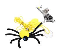 Genérico Cat Toy with Door Frame | Hangable Elastic Rope Spider Game | Interactive Cat Toy | Puppy Kitten Breed Small Medium Large Pet