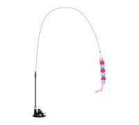 Generico Cat Toy with Feathers, Exercise Teaser with Kittens, Cat Wand with, for Enrichment, Training, Entertainment, Garden, Home, Daily Use