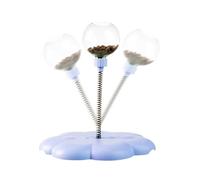 Genérico Cat Treat Dispenser: Automatic Feeder Dispenser, Intelligent Feeder Ball, Play Trainer, Safe Light Material