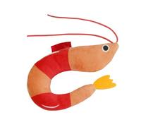 Generico Cataire Toys for Cats - Plush Chat with Cat | Realistic Shrimp Shape Anti-ernuous Companions for the Desk by by by Interactive