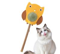 Generico Catnip Toys, Interactive Catnip Toys, Cartoon Owl Catnip Toys, Teeth Cleaning Catnip Balls, Increase Appetite Chew Toy, Healthy Natural Cat Toys, Catnip Toys for All Breeds