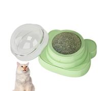 Genérico Catnip Wall Toy - 360° Rotating Lick Ball with PP | Interactive Ball for Adult Cats | Toy e Enrichment Feline Scratching Lick Exercise Compact Durable