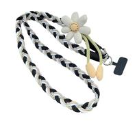Genérico Cell Phone Lanyard - Phone Safe - with Patch and a Phone Lanyard - For Teachers Use, Men, Women, Grandparents, Travel, Walking, Hiking, Cycling, Riding, in black and white, Consulte la